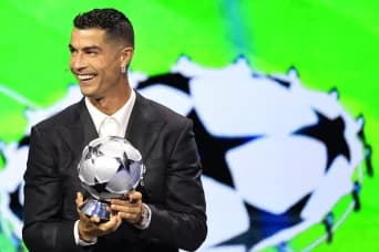 Ronaldo receives UEFA recognition award